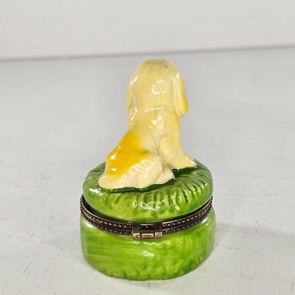 Greenbrier International Golden Retriever Dog Trinket Box Cocker Spaniel - Picture 5 of 8